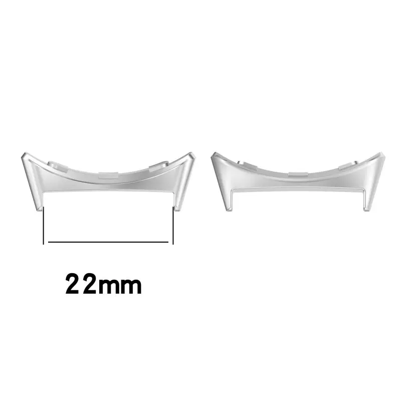 Stainless Steel Waterproof Rust-Resistant Wear-Resistant Metal Watch Strap Accessory (20-22mm)