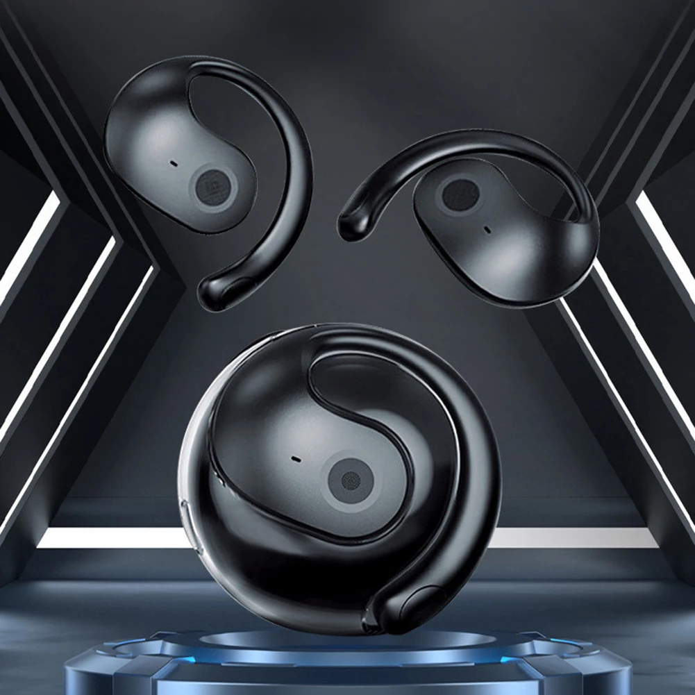 Earbuds with dynamic angle showing speaker design