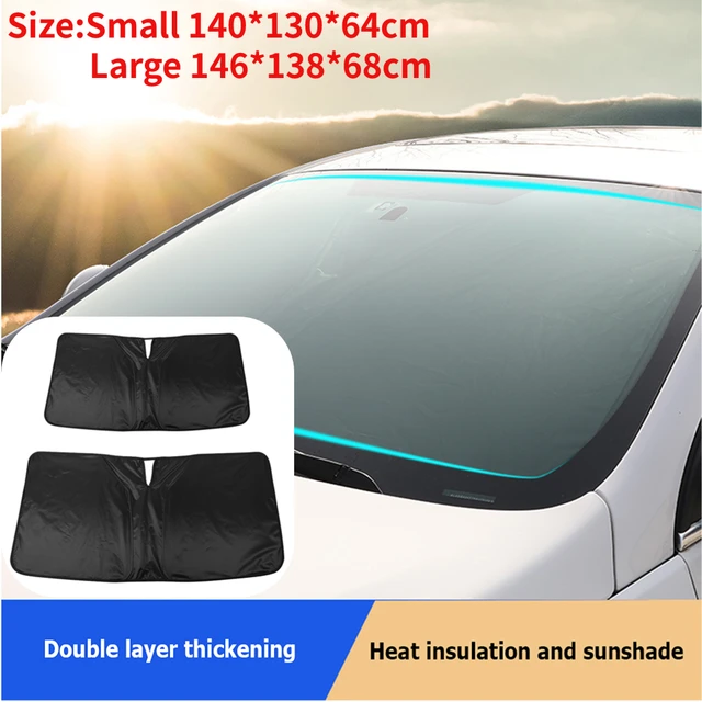 Pare-soleil de voiture pliable pour pare-brise, protection UV, isolation  thermique, intérieur de voiture, pare-soleil de fenêtre avant - AliExpress