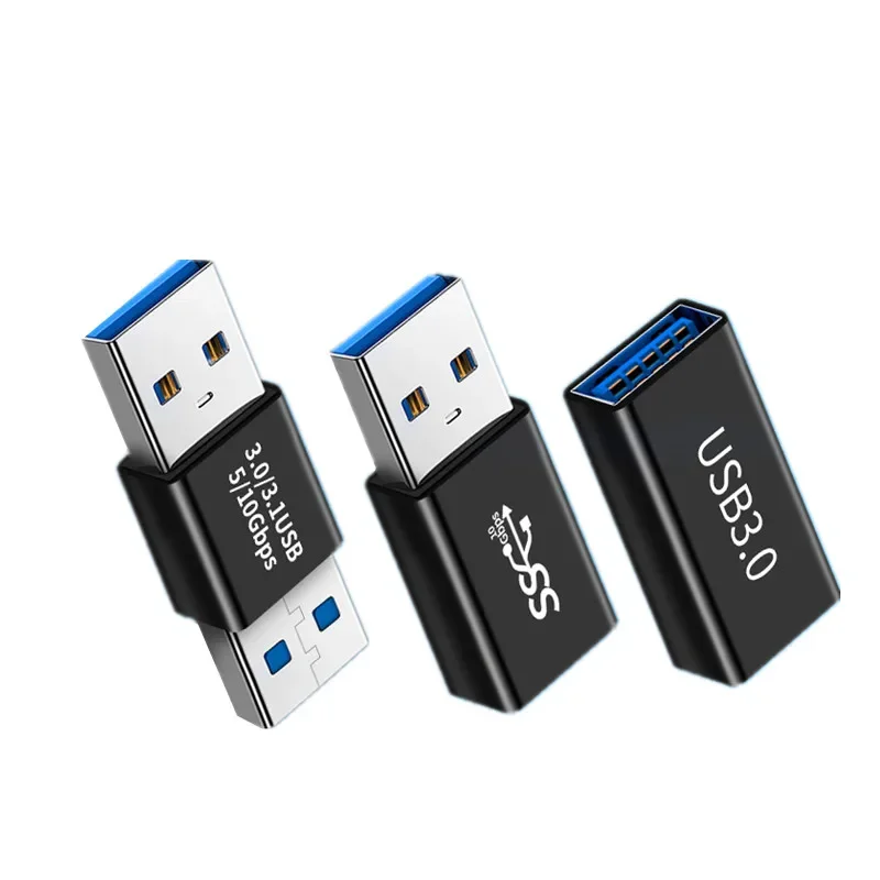 USB 3.0 Adapter Male to Female Fmale-Female Male-Female Converter Coupler Changer Connector Durable PC Laptop 1Pcs plug adapter