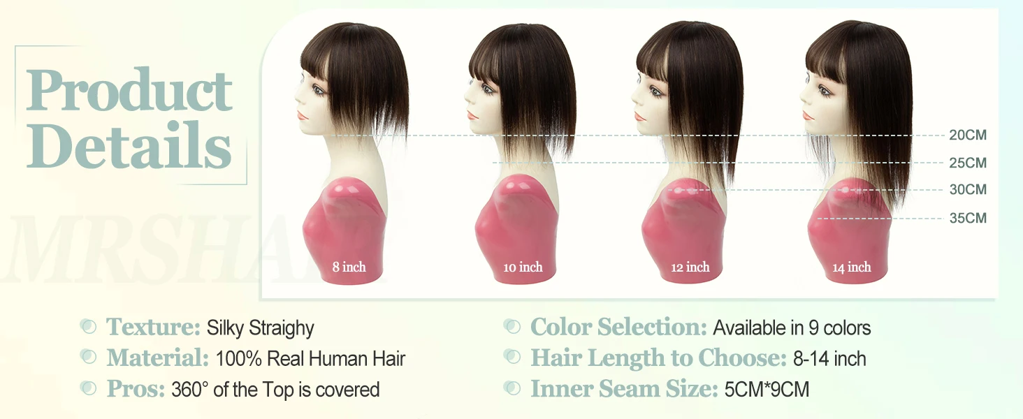 Human Hair Topper
