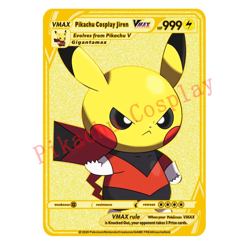 

27 Styles Pokemon Pikachu Cosplay Jiren Goku Luffy JoJo Gold Metal Toys Hobbies Hobby Collectibles Game Collection Anime Cards