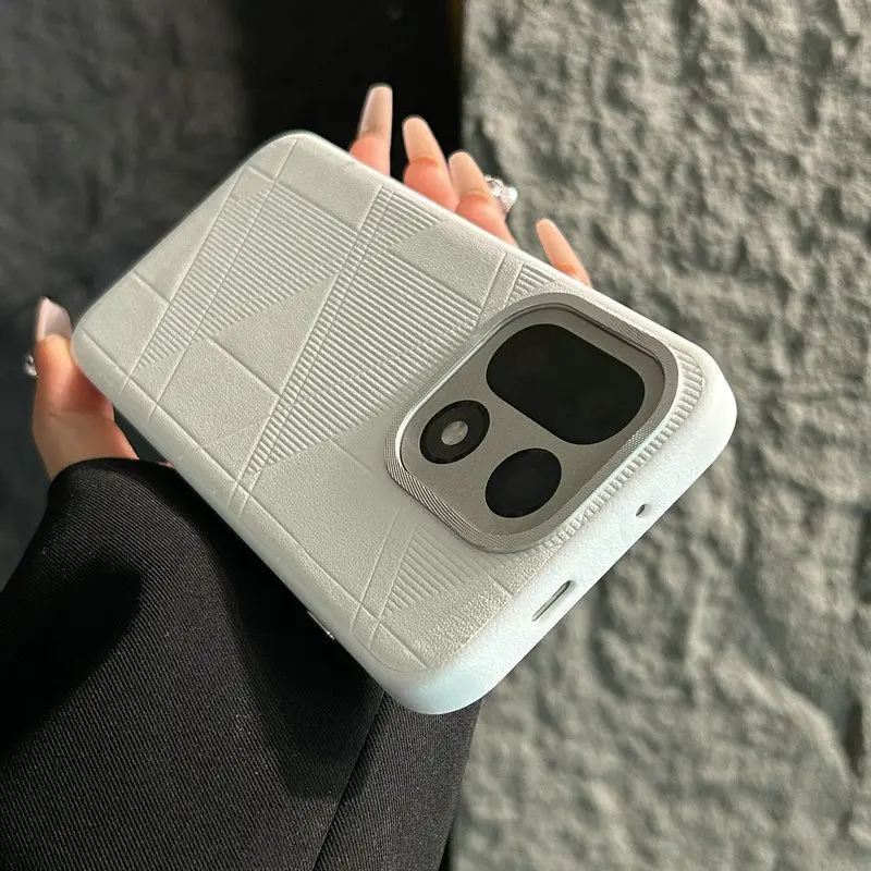 OnePlus Case: Hard PC Matte Diamond Check Protective Back Cover