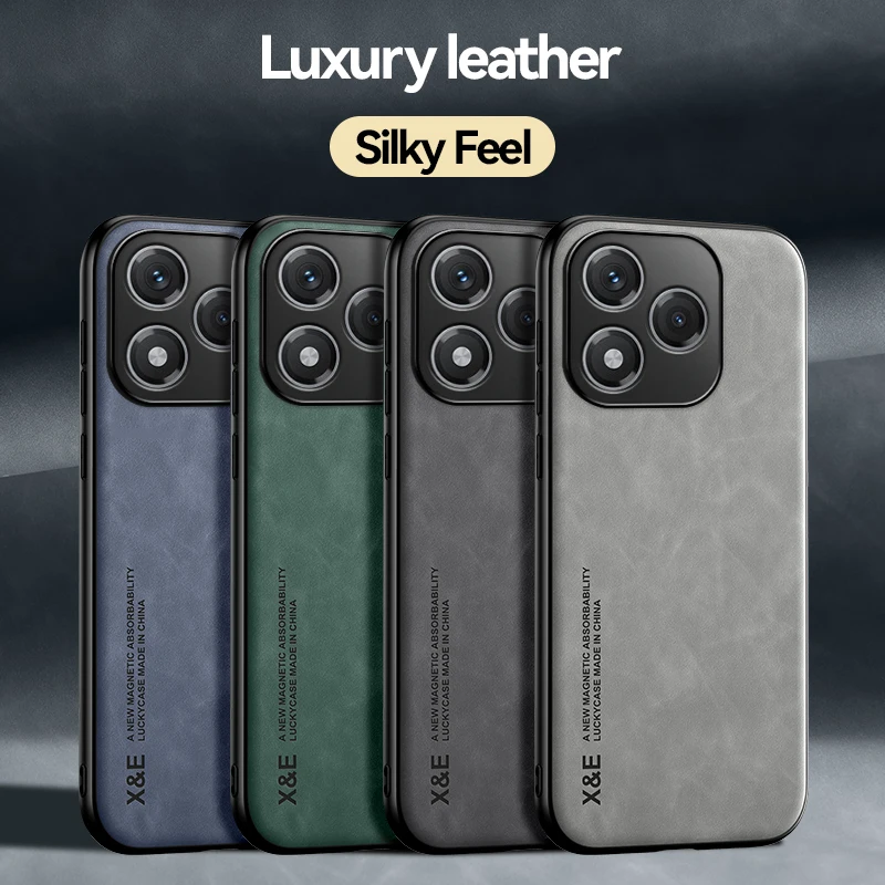 Sleek Fashion Leather Ultra-Thin Magnetic Phone Cover