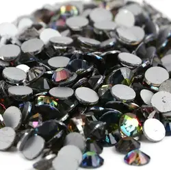 Super Bright Crystal Glass Strass for 3D Nail Art Decoration (Rainbow)