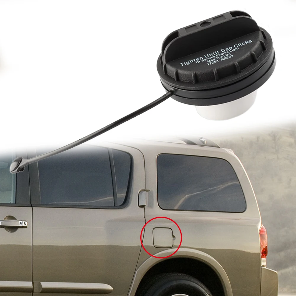 Fuel Tank Cap Gas Cover Replacement for Nissan Armada Titan Infiniti G35 M35 M45 Q45 QX56 2006 2007 17251-AR201 17251AR201