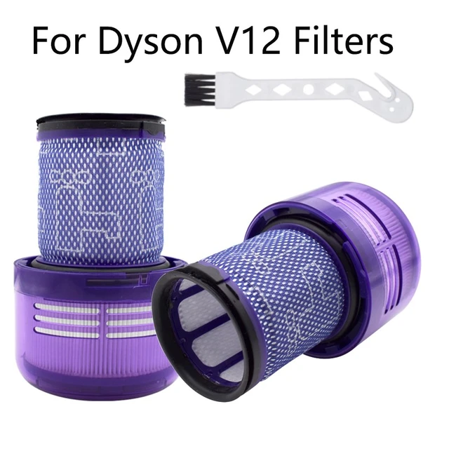 2 Pack Hepa Filter For Dyson V12 Detect Slim Vacuum Cleaner, Rear Filter  Replacement Part 971517-01