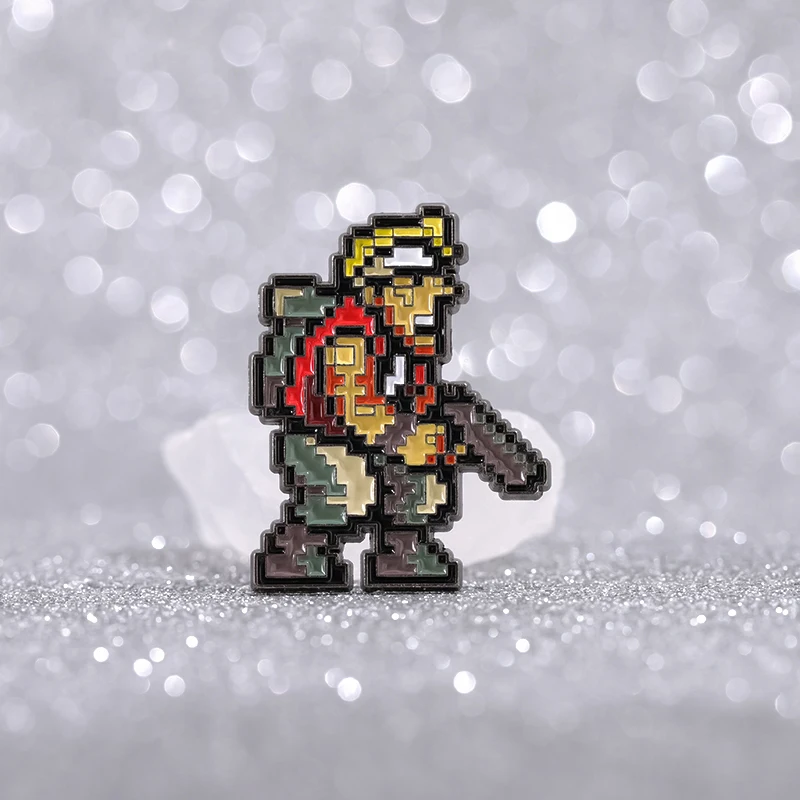 Shooting Game Enamel Pin - Detailed View 4