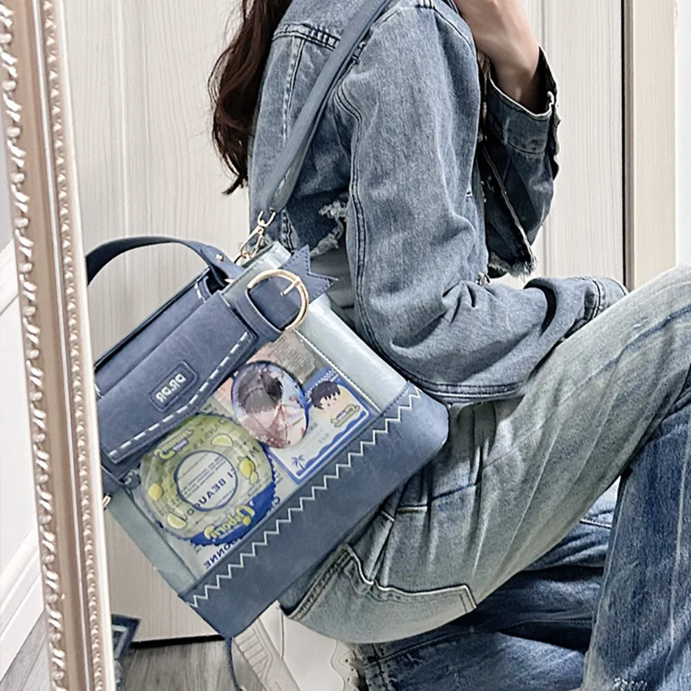 Fashion Sweet and Cute Leisure Itabag Small Capacity Classic Commute Shoulder Women's Bags Handbag Backpacks 5