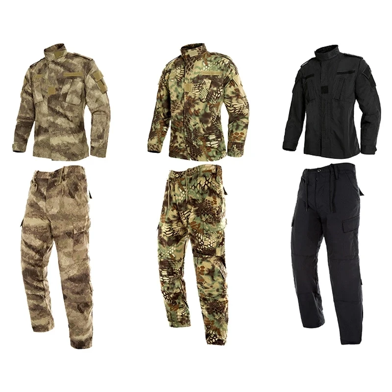 Military Uniform Camouflage Suit Tactical Military Airsoft Paintball Equipment Outdoor Cycling Training Combat Suits 4