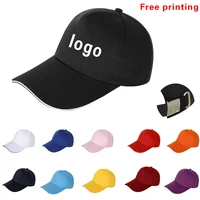 Customize Adult Men's Caps Top Quality Embroidered Baseball For Men Golf Hats Custom Logo Tennis Women Printed Peaked Cap 1