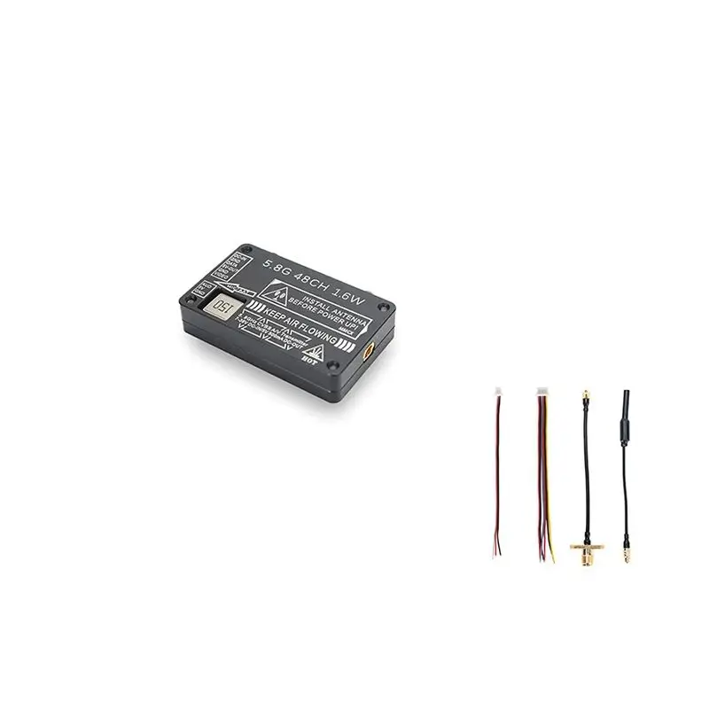 

TAROT-RC 5,8G 48CH 1,6 W передача изображения PAL/NTSC 7-36V DC MMCX антенна для радиоуправляемого FPV дрона квадрокоптера дальнего действия