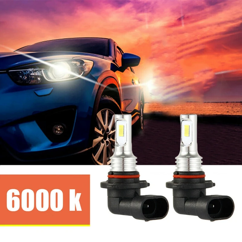 하이 빔 LED 헤드라이트 전구 키트, 백색 고출력, 4X 9005 HB3, 35W, 4000LM, 6000K