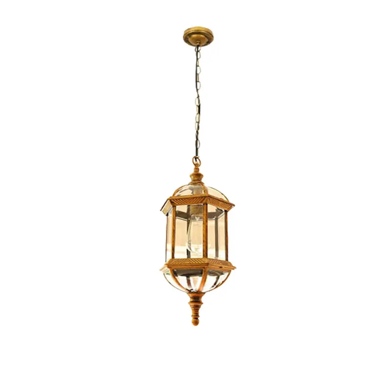Led European Style Outdoor Waterproof Balcony Courtyard Pavilion Corridor Pendant Light