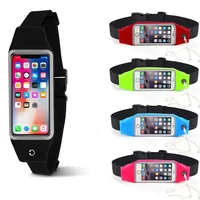 New Cell Phone Belt Running Bag Waist Smartphone Case Waterproof Cover Transparent Pouch Exercise Gym Fanny Pack For Phone Sport 1