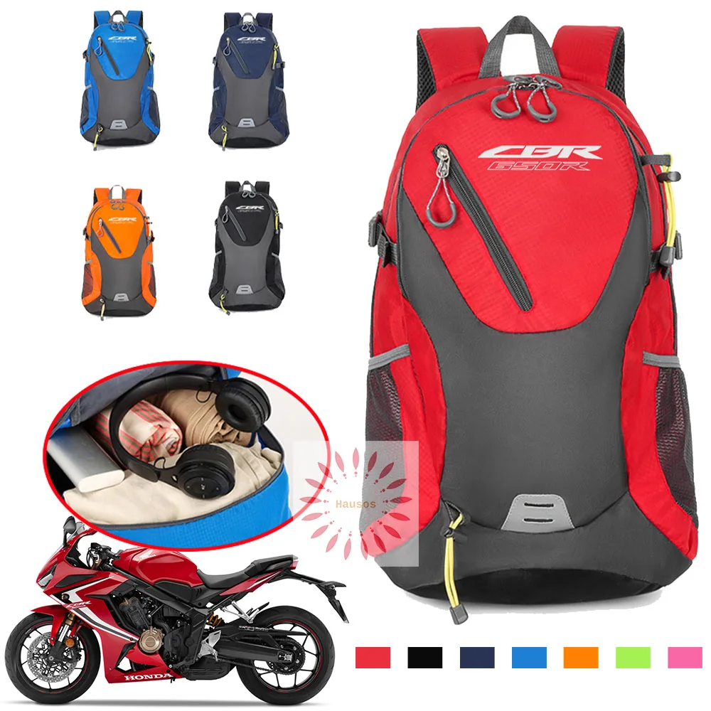 

Рюкзак с логотипом для Honda CBR650R CBR 650, мужской и женский вместительный дорожный рюкзак, Мотоциклетные аксессуары, водонепроницаемый рюкзак