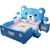 Creative Cartoon Bear Children's Bed Modern Simple Princess Bed Solid Wood 1.5m Single Bed With Guardrail Cama Furniture Home 6