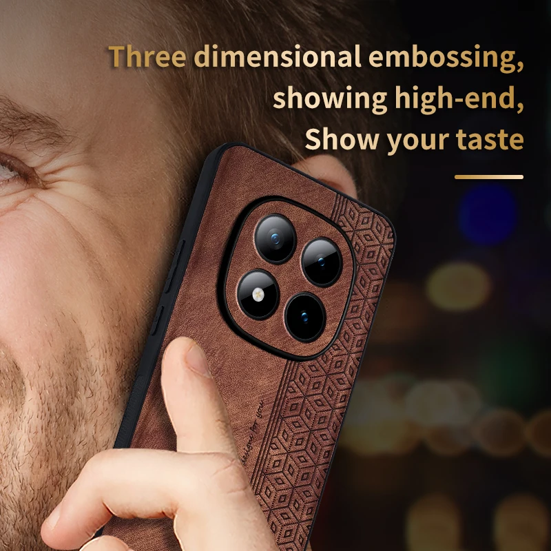 Business Skin Series Protective Phone Case for Xiaomi Redmi Note 17 Pro