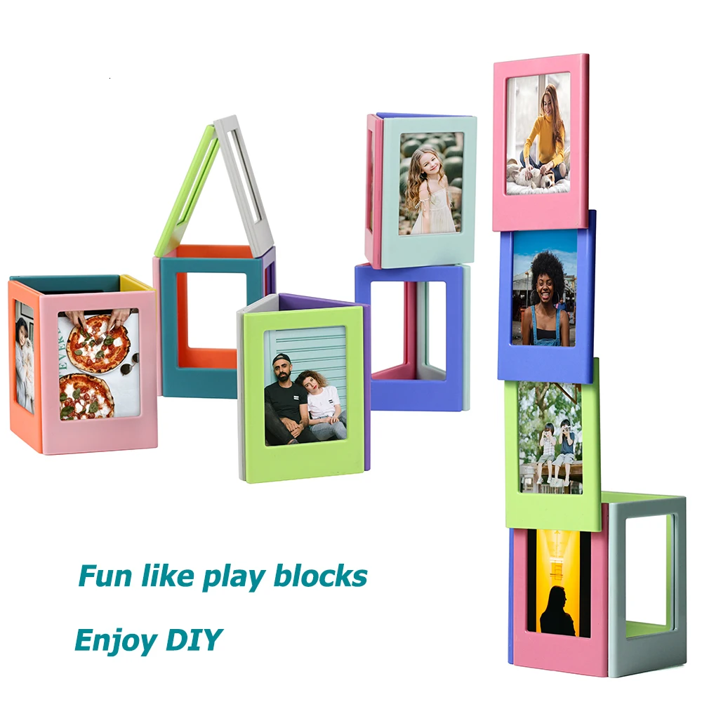 Photo Frame Magnetic Different Color 10 Pc for Fujifilm Instax Mini 8 7S 25 50 70 90 Liplay Link 3 Inch Instant Photos