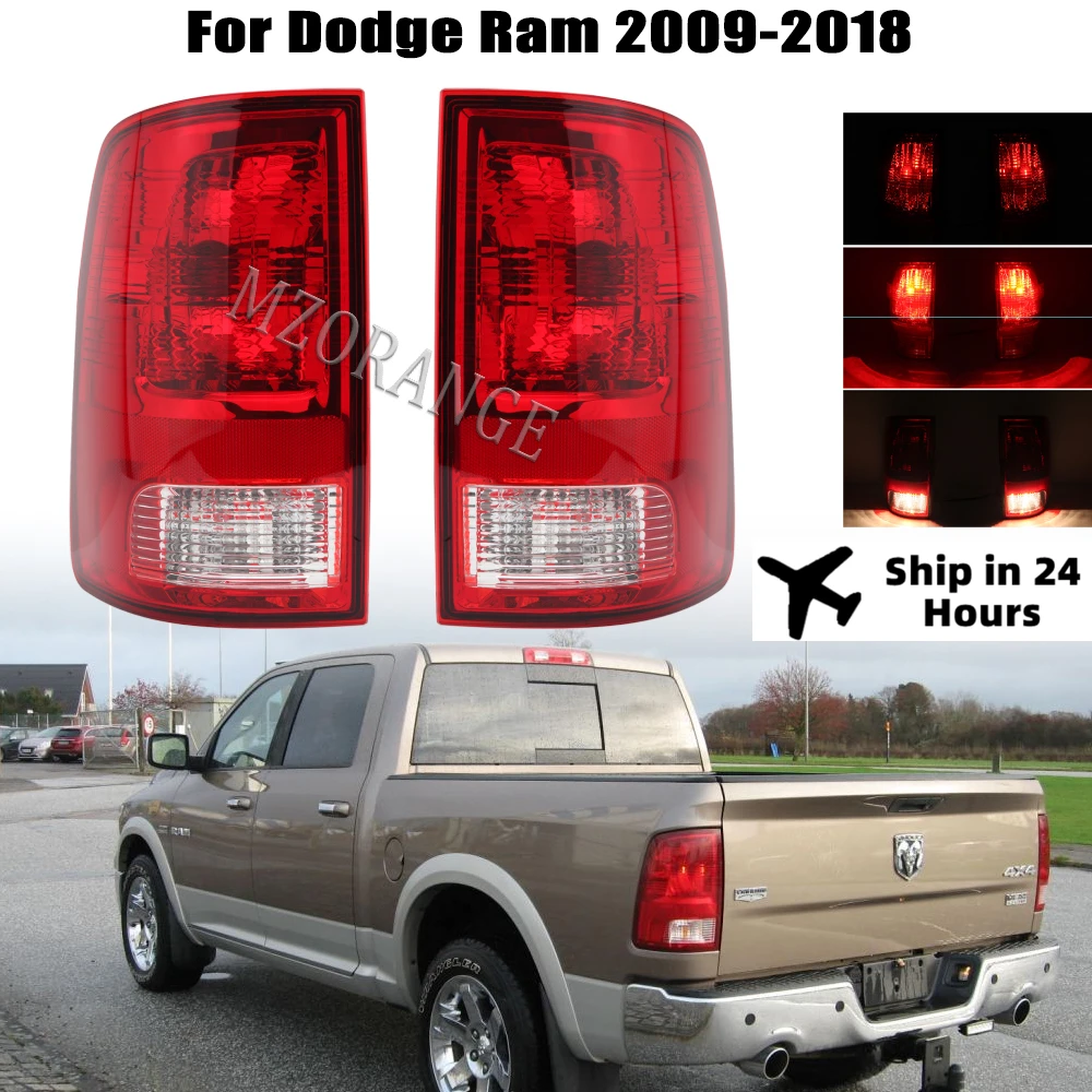 Tail Lights Lamp Pair Kit Set For Dodge Ram 2009 2010 2011 2012 2013