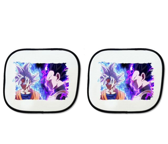 Merchandanya – Double dragon ball, pare-soleil, super goku, vegeta, mega  instinct, fenêtres latérales de voiture, paire de rideaux, auvent -  AliExpress