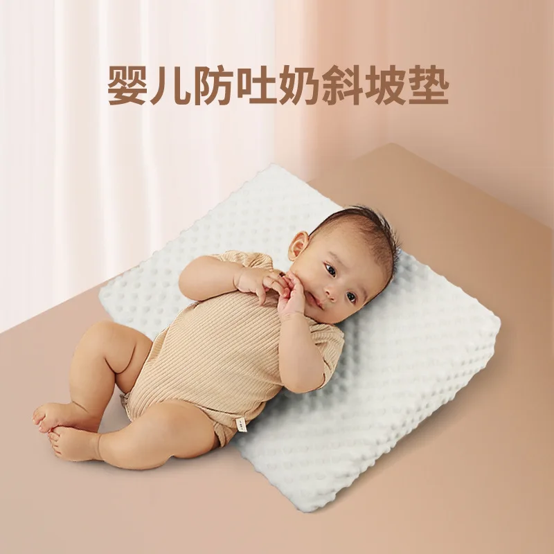 

Newborn Baby Sleep Pillow Anti Spit Milk Crib Cot Positioning Wedge Anti-Reflux Cushion Cotton Nursing Bedding Feeding Pillow