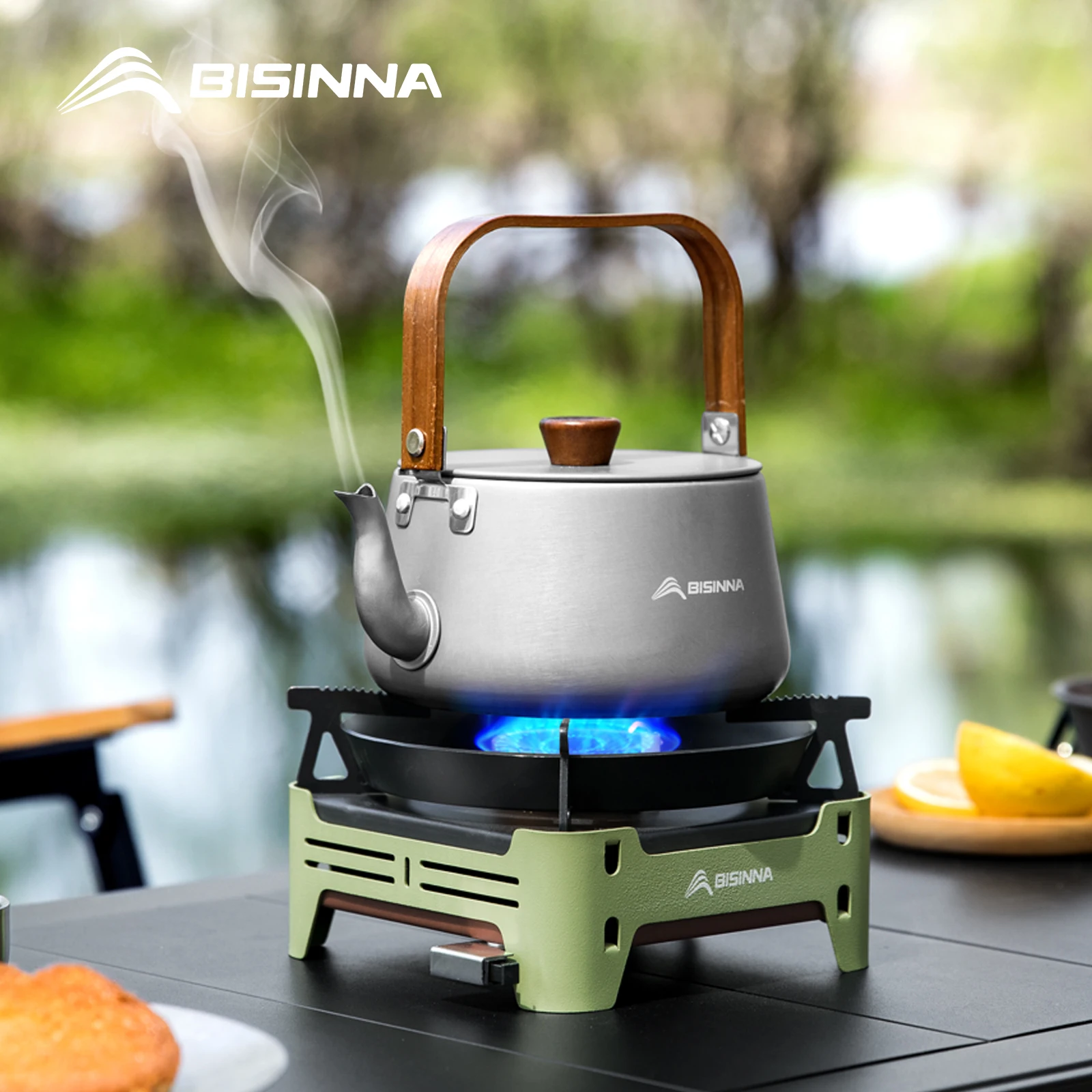 BISINNA Camping Gas Stove Portable Cassette Furnace Outdoor