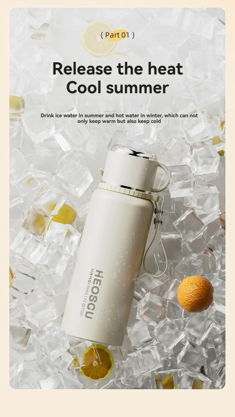 Thermos Water Bottle Insulated Bottles Vacuum Flasks Smart Bottles Stainless Steels Coffee Cups Thermos Flask Keep Hot And Cold