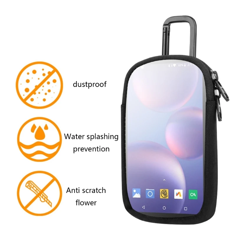 Protective Case for MP3/MP4 Players Storage Bag Clear Window Universal H8WD 1