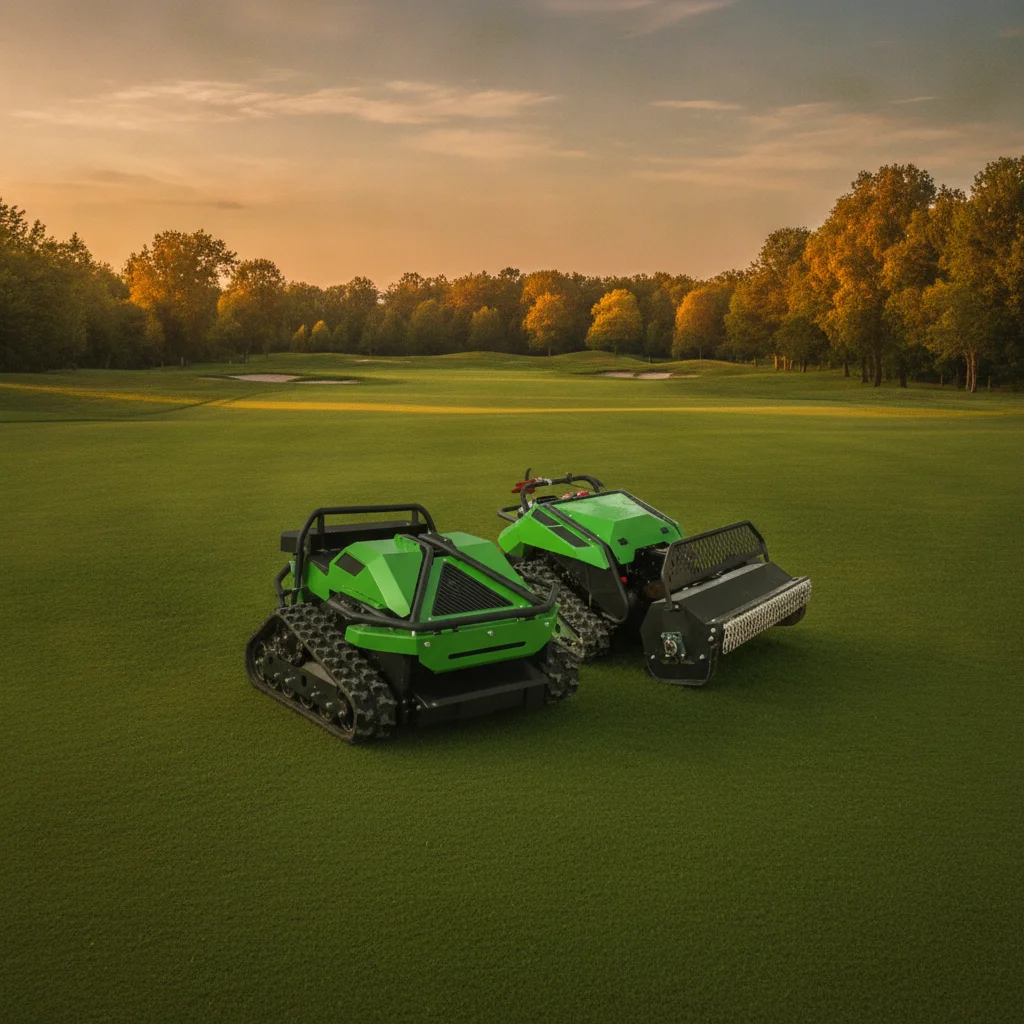 Mini-RC-Rasenmäher mit geringem Geräuschpegel und hoher Effizienz, ferngesteuerter Grasschneider für Haus- und Gartenpflege, kostenloser Versand.
