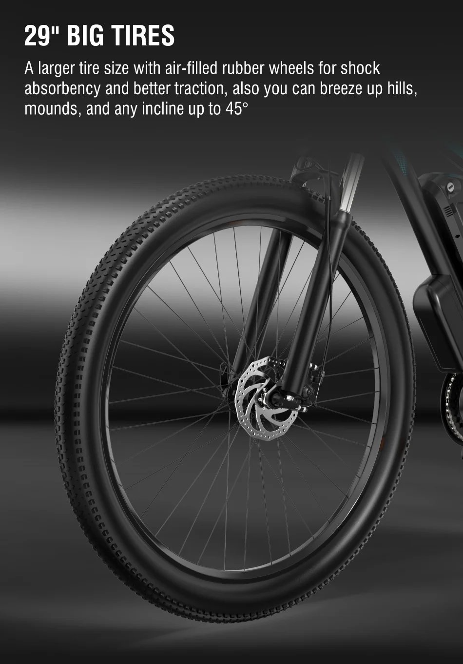 DUOTTS C29 Vélo Électrique - 750W - 48V/15Ah - 21 vitesse SHIMANO