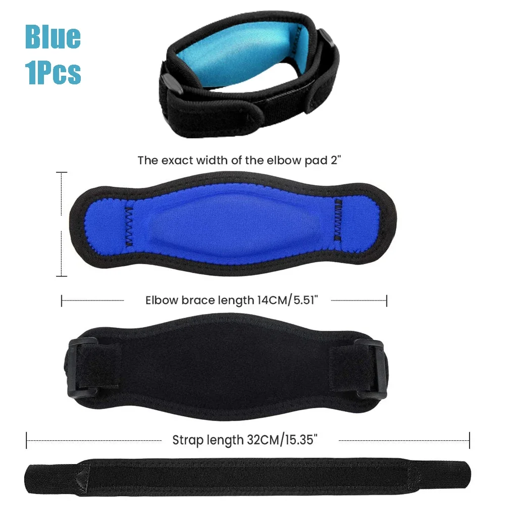 2 Gomitiere Elastiche Per Epicondilite - Supporto Braccio Tennis E Golfista - 4