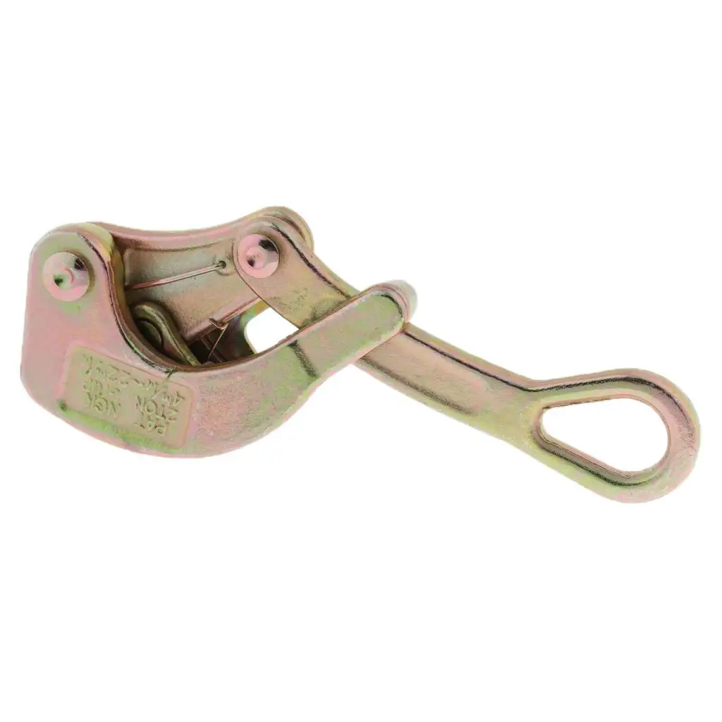 Steel wire clamps Heavy duty insulated wire grip clamp for extra-high-strength cables for tension wire communications industry 2 tons