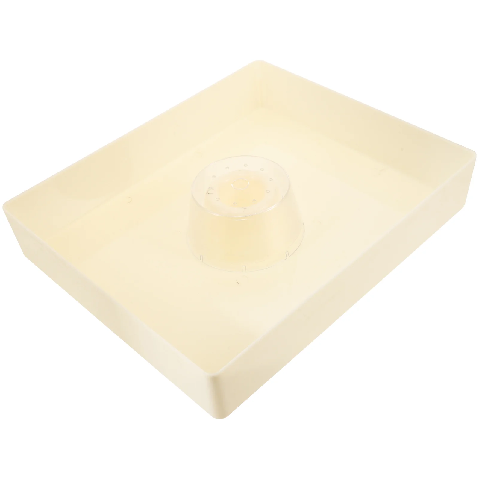 

Bee Drinking Fountain Hive Top Waterer Plastic Feeder for Beekeeping Square Box Beehive Entrance Waterter
