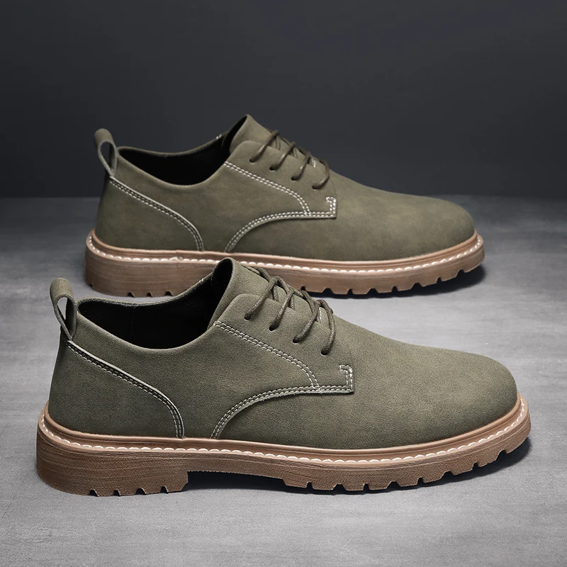 

Men's Suede Oxford Comfortable Dress Shoes Originals Lace Up Formal Business Casual Daily Derby Shoes for Male