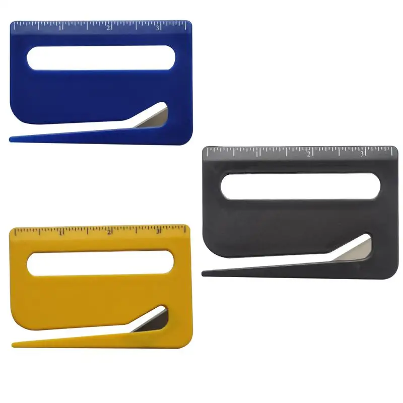 Letter Opener Envelope Mail Slitter Wrapping Cutter Box Opener Safe Mail With Pointed End Magnifying Glass Ruler