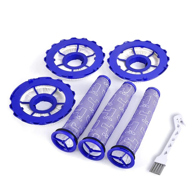 3Pack HEPA Post Motor Filters & 3 Pack Pre Motor Filters Replacement For Dyson DC40, Dyson