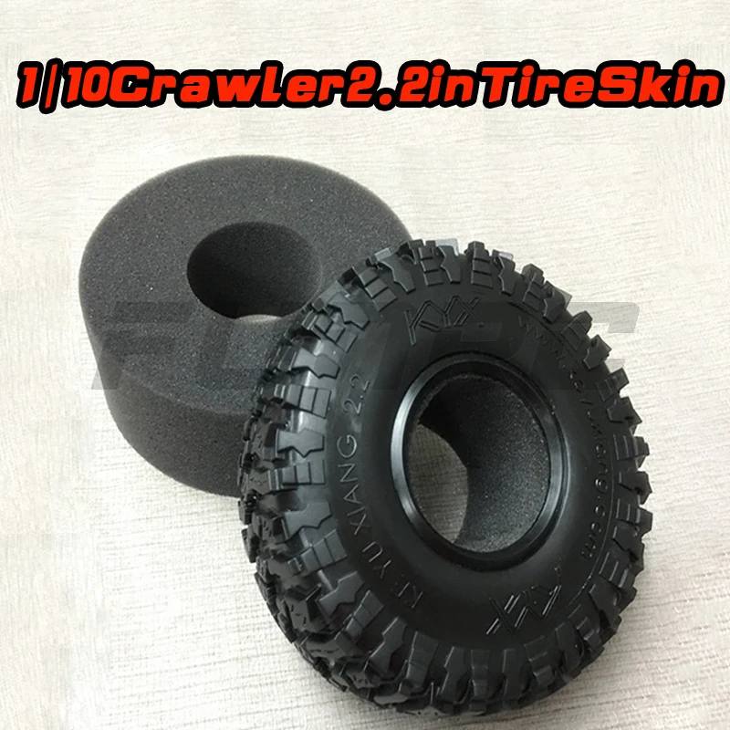 1/10 RC Parts Remote Control Model Car Crawler Climbing Cars KYX 2.2in Grip Wheel Tires Tire Skin with inner 140mm*55mm