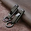 Multi-purpose belt buckle lightweight and durable stainless steel tactical key ring - suitable for both men and women 1PC 4
