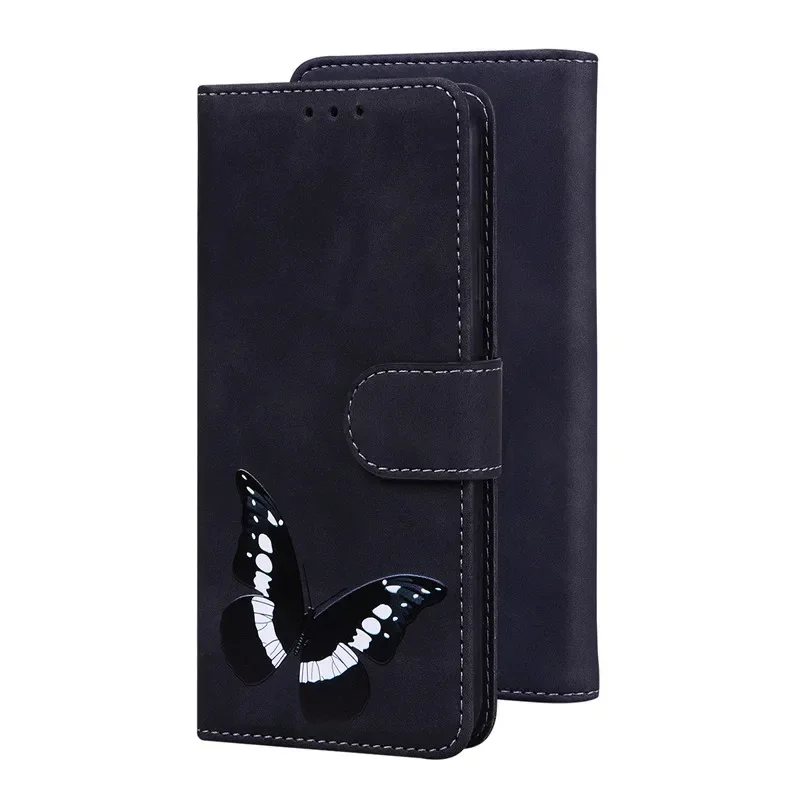 Geometric Textile Pattern Magnetic Wallet Leather Phone Case Cover