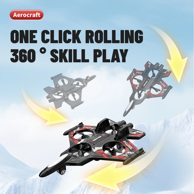 LH-X92S 360 ° stunt roll 2.4G RC foam aircraft fixed wing model remote control adult boy toy 3