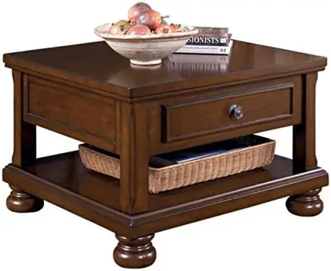 

Traditional Hand-Finished Lift Top Coffee Table, Dark Brown Small coffee table Table top Small end table Tea table Mesas End tab