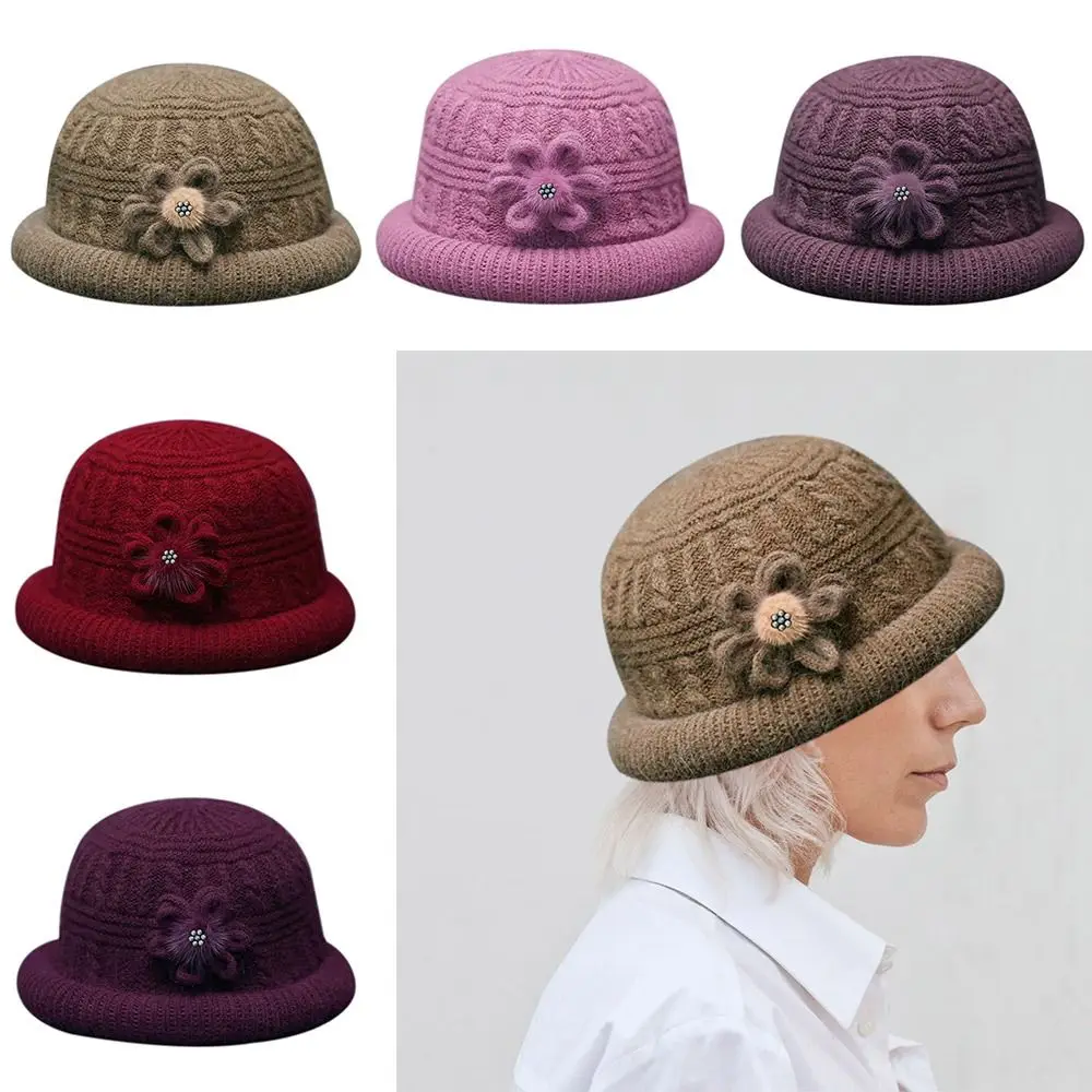 

Warm Bonnets Warm Hats Knitting Hat Soft Ear Protection Autumn Winter Hat Windproof Thickened Wool Knitted Hat Outdoor