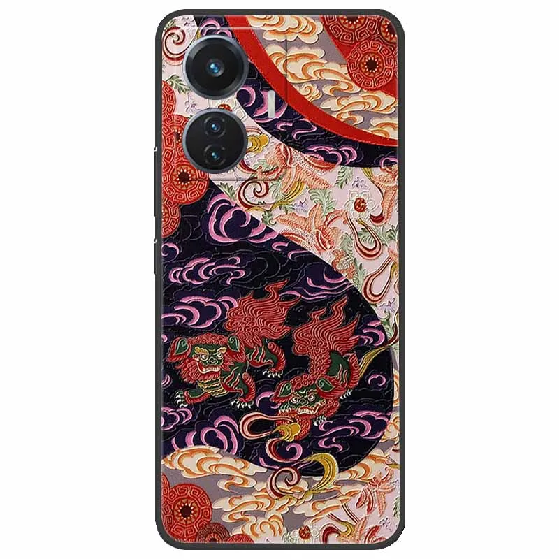 3D Relief Emboss Soft Silicone Cartoon Phone Cover