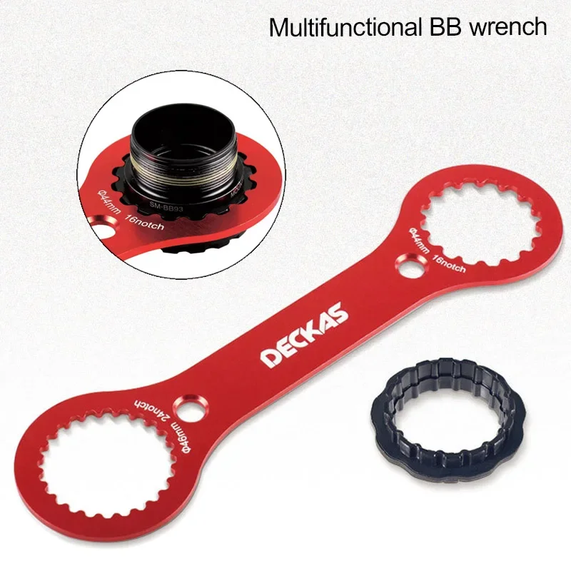 Deckas Bici Staffa Inferiore Strumenti Multifunzione Chiave Bicicletta Bb Riparazione Chiave Fit Dub Tl-Fc32/Tl-Fc25/Bbr6O/Mt800/L-Fc24/Xtr