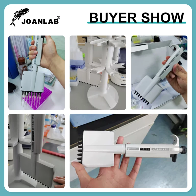 Multichannel Pipette Chemical Lab Equipment Digital Adjustable Micropipette Laboratory 8 Channels 12 Channels JOANLAB