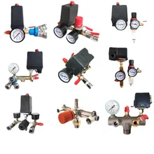 

Mute Oil-Free Small Air Pump Accessories Air Compressor Four-Way Switch Aluminum Bama Bracket Air Outlet Assembly
