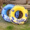 Double Balloon Inflatable Swimming Ring，Beach toys Pool Floaties for Adults,Swim Inner Tube for Pool 1