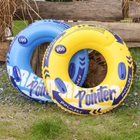 Double Balloon Inflatable Swimming Ring，Beach toys Pool Floaties for Adults,Swim Inner Tube for Pool 1