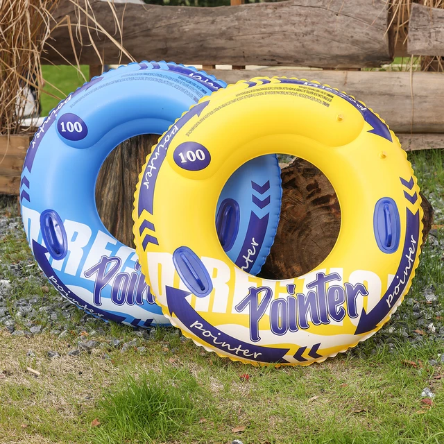 Double Balloon Inflatable Swimming Ring，Beach toys Pool Floaties for Adults,Swim Inner Tube for Pool 1